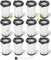 12 Stück CX7 Filter für AEG Ergorapido Akkustaubsauger, Ersatzfilter für AEG Zubehör, AEF150 Filter Set für alle CX7-2 Classic x flexibility QX8 Animal X Power CX7-2-45an CX7-2-i360 CX7-2-s360