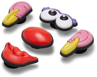 Crocs Unisex's Mrs Potato Head Schuhanhänger, mehrfarbig, Einheitsgröße, 5 Stück, mehrfarbig, Einheitsgröße