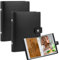 2 Pack kleines Fotalbum 10x15 cm, Lederbezug, Hochformat-Fotalbum, Mini-Fotobuch für 4x6 Bilder mit 52 Fächern, 6x4 Bildalbum für Familienfotos, Jubiläen, Babyfotos und Urlaubsaufnahmen (Schwarz)
