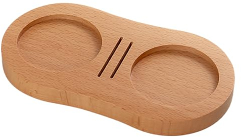 Sabotagematte – Presskissen aus Holz aus Holz, Anti-Slip, Comertect Werkzeug Baristas Compact | Organizer für die Brühstation Kitchen Enthou