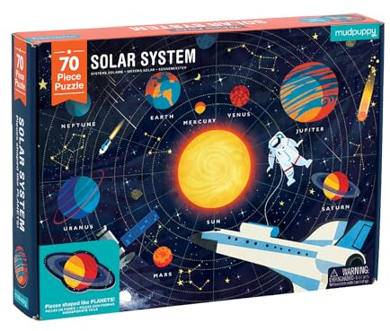 Solar System Puzzle: 70 Pieces