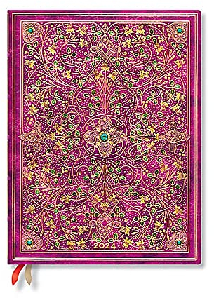 Paperblanks 12-Monatskalender 2024 Diamantenes Thronjubiläum | Horizontal | Ultra (180 × 230 mm)
