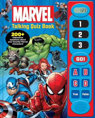 Marvel - Talking Quiz Book - 200+ Interactive Questions and Answers - Spider-man, Avengers, and More! - PI Kids: 1 (Play-A-Sound)