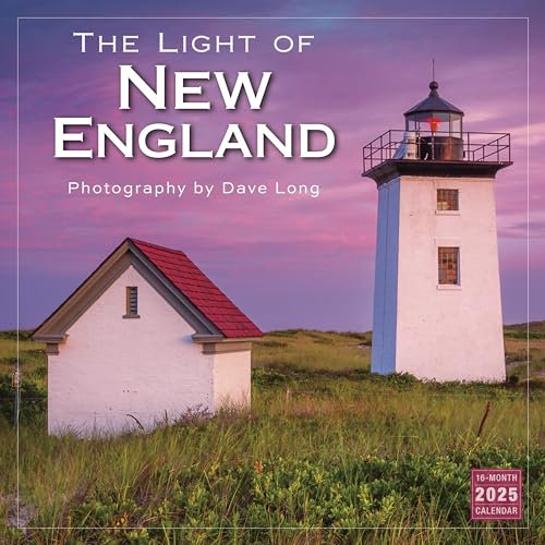 The Light of New England 2025 Wandkalender – Fotografie von Dave Long, 30,5 x 30,5 cm