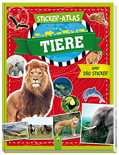 Sticker-Atlas Tiere: Über 250 Sticker