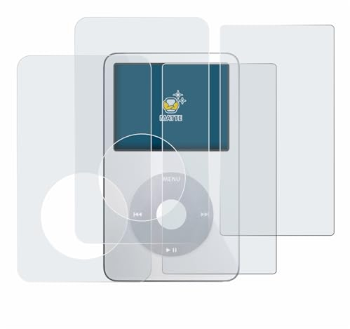 BROTECT Entspiegelungs-Schutzfolie für Apple iPod Classic Video (Display+Rückseite) (2 Stück) Matte Displayschutz-Folie, Anti-Fingerprint