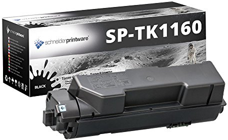 schneiderprintware Toner | 50% mehr Inhalt | kompatibel mit TK-1160 für Kyocera ECOSYS P2040dn, Kyocera ECOSYS P2040dw | Geprüft nach ISO-Norm 19752 | Schwarz 10.800 Seiten