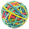 Universal UNV00460 3 in. Diameter Size 32 Rubber Band Ball - Assorted Colors
