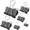 130 Pcs klammern Foldback Büroklammern Clips 6 Größen 15mm 19mm 25mm 32mm 41mm 51mm Zettelclips