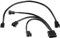 POPPSTAR Lüfter Kabel Set 12V (15cm 2-Pin Y-Kabel 1x Molex Stecker auf 3x Stecker) + 30cm 4-Pin PWM Verlängerungskabel, zum Anschluss von Gehäuselüftern an ein Netzteil