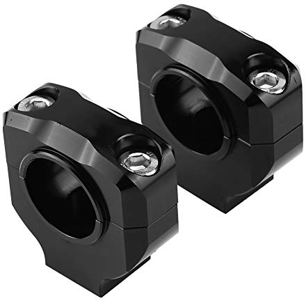 KIMISS Elevador de manillar para moto, universal de aleación de aluminio, soporte de 28mm, ajuste seguro y estable, compatible con manillares estándar, clamps de montaje
