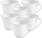 Rosenstein & Söhne Henkel-Tassen für Kaffee: 6er-Set Porzellan-Tassen in Herzform (Tasse Herzformn, Henkel-Tasse für Tee, Schokolade)