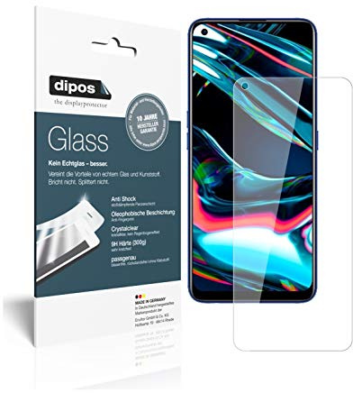 dipos I Protector de Pantalla Compatible con OPPO Realme 7 Pro Vidrio Flexible Cristal Proteccion 9H