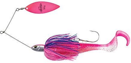 Berkley Zilla Spinnerbait - Perch, Pike, Barsch, Hechtfisch Angelköder, Pinky Promise, 25g