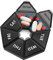 Pill Boxes 7 Day 1 Times A Day,Weekly Pill Organizer Travel Tablet Boxes for Medications Vitamins(Black)
