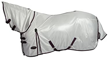 Weatherbeeta Comfitec Essential Mesh II Combo Hals Pferdedecke (155cm) (Weiß/Weinrot/Grau)