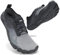 STQ Badeschuhe Damen Wasserschuhe Herren Outdoor Sport Traillaufschuhe Schnell Trocken Surfschuhe rutschfest Bequem Strandaschuhe Beach Sport Sneakers Schwarz Grau 41 EU