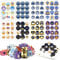 384 Stück Eid Mubarak Aufkleber Sticker, Ramadan Selbstklebende Siegelaufkleber, Muslim klebeetikett Aufkleber, Geschenktüte Aufkleber für Geschenkverpackung Runde Süßigkeiten Aufkleber (A)