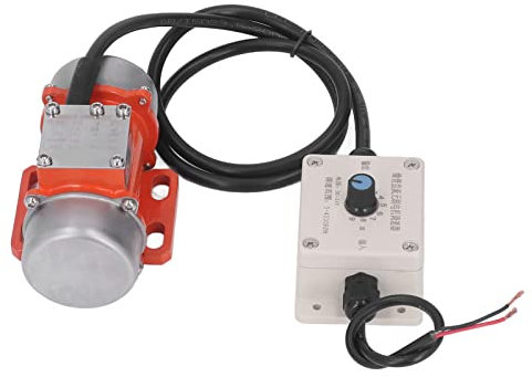 Motore Vibrante Elettrico, Eccitante 30W 4000 giri/min. Vibrazione Regolabile Senza Spazzole CC in Cemento con Regolatore di velocità DC12V 2.8A (DC12V)
