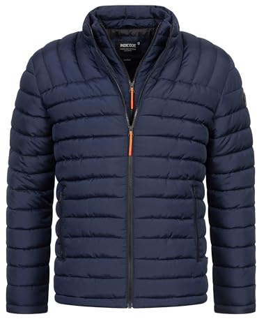 Indicode Herren INNash Übergangsjacke Steppjacke in Daunenjacken-Optik | Warme Steppjacke in modernem Daunenlook, Winterjacke, Übergangsjacke, Herrenjacke, Outdoorjacke, Freizeitjacke für Männer