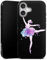 DeinDesign Silikon Hülle kompatibel mit Apple iPhone 16 Case schwarz Handyhülle Art Violetta Ballett
