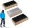Snowboard-Wachsbürste, Ski-Tuning-Bürste,Set mit 3 Skiboard-Polierbürsten - Tragbare Skireparatur-Wachsbürste, Skibrett-Polierbürste inklusive Rosshaar-, Nylon- und Messingbürste für Outdoor-Aktivität