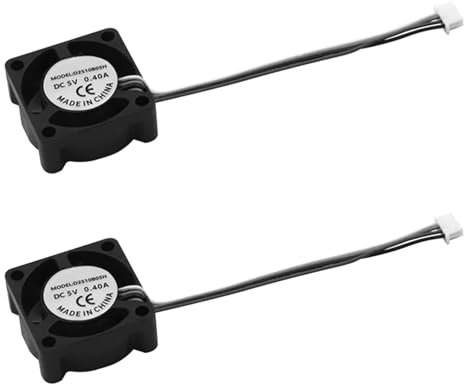 Ventilatore a caldo per stampante 3D Bambu Lab X1 X1C, ventola di raffreddamento veloce con velocità massima di 18.000 giri/min, nessun rumore, 25 x 25 x 10 mm