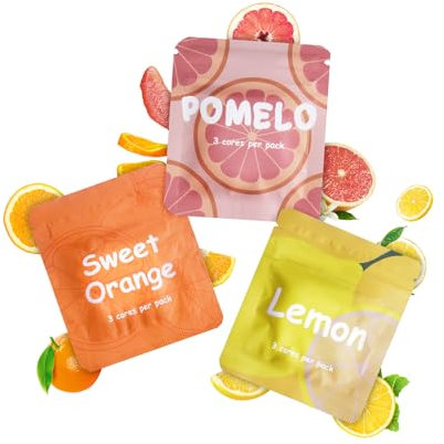 ASTOFLI Flavoured Inner filter Packs: Orange/Pomelo/Lemon Flavoured Breathlace Tube Breathing Necklace With Resistance Filter Calm Breathlace Stop Stress Necklaces Anxiety Relief Breathe Pendant