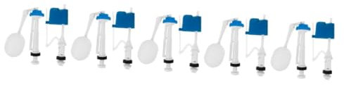 DIYEAH 10pcs Toilet Descaler Heavy Duty Flush Valve for Toilet Cistern Ball Valve Replacement Kit