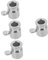 Sosoport 3 Pièces Rack de Barbecue en Rotation Aluminium cracher Soutien rôtissoire Acier pour Bouchon de Tige de Broche arrêts de Broche réutilisables butée de Tige de Broche Le Fer