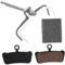 Toyvian 1 Set Mountain Bike Semi Disc Brake Pads for Durable Replacement Brake Block for Optimal Performance and Safety Long Distance Cycling