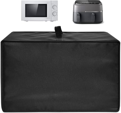 Funda Protectora a Prueba de Polvo para Microondas, Cubierta Antipolvo para freidora de Aire, Funda Antipolvo para microondas, Protector contra el Polvo para freidora de Aire, 53x40x31cm