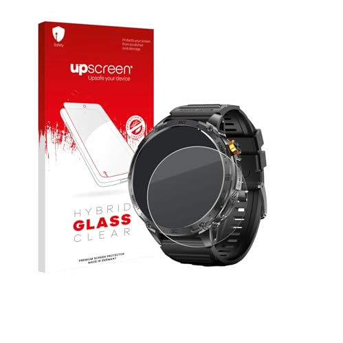 upscreen Schutzglas für Stahlgear Zeus 2.0 1.75 | Transparenter Displayschutz Made in Germany Klare 9H Schutzfolie Glas-Folie Montage-Set Anti-Fingerprint