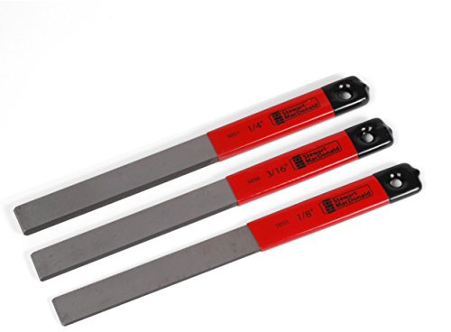 StewMac Lot de 3 limes à écrous pour instruments à cordes