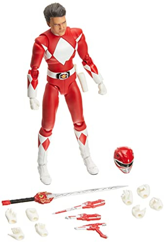 Bandai Tamashii Nations S.H. Figuarts Power Rangers SDCC 2018 Red Ranger Action Figure, 65876