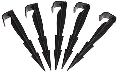 GARDENIX Lot de 300 AquaPEG piquets de Fixation pour Ligne d'égouttement, tuyaux d'irrigation et tuyaux gouteurs