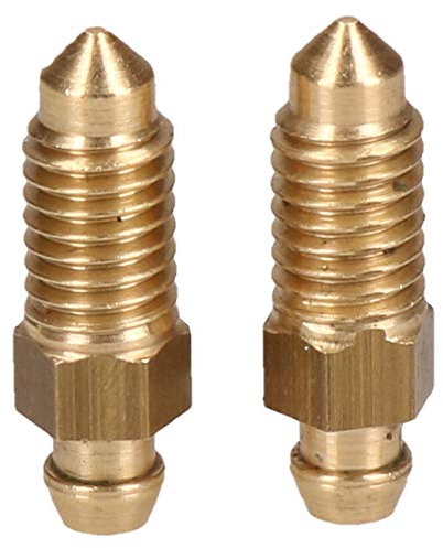 AB Tools Brass Brake Caliper Bleeding Bleed Nipple Screw Bleedscrew M8 x 1.25mm 2pc