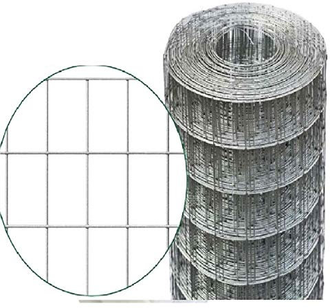 MARRA EDILE 25 mt Rotolo Rete ELETTROSALDATA ZINCATA per Recinzione Maglia 50X75 mm 5X7,5 cm Filo ø 1.7 mm Altezza 100 cm MARRAGROUP MARRAEDILE