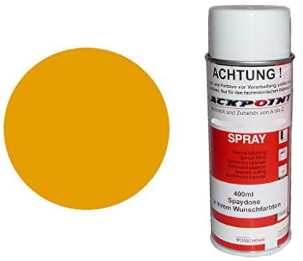 Lackpoint 1 Komponenten Lack Spraydose 400ml RAL 1004 Goldgelb Autolack