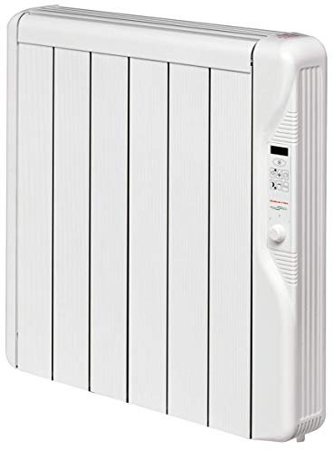 Chauffage infrarouge / convecteur 2 en 1 avec thermostat + support mural 750 W