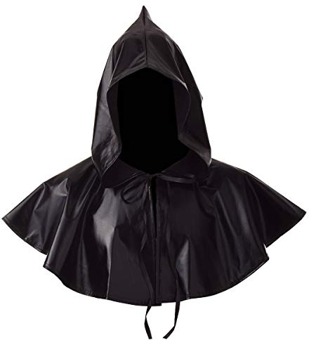 BLESSUME Mittelalterliche Hut-Kreuz-Halskette Wicca heidnische Kapuze Cosplay Zubehör, Schwarz 2, Einheitsgröße