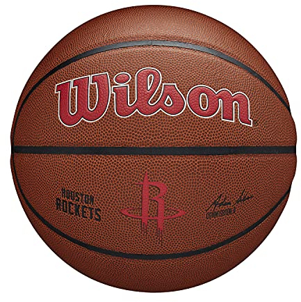 Wilson Unisex-Adult NBA Team Composite Basketball, Houston Rockets, 7
