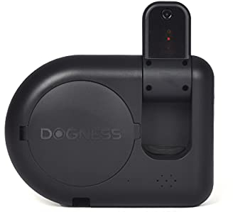 DOGNESS Mini Treat Robot Miniroboter – Steuerung per App, mit Kamera, Mikrofon und Lautsprecher, schwarz