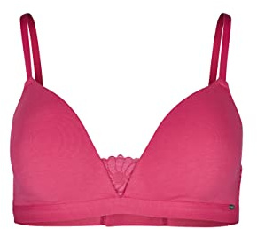 SKINY Damen Cottonlace Essentials 080599 Gepolsterter BH, Raspberry, 70B
