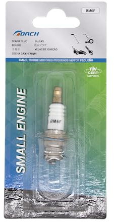 TORCH BM6F Zündkerze Ersetzen für DJ8J DJ7J 847 850, für BM6F, 794-00050, 794-00055A, für HS8E, WAK145T3, für T20M-U, für MEGA-FIRE SE-J8D, für CS44TA CS45T, OEM