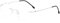 KoKoBin Round Randlos Lesebrille super Light Titanlegierung Lesehilfe für Damen und Herren (Silber, 2.5, diopters)