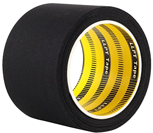 LLPT Nahtdichtband zum Aufbügeln Wasserdicht 76mm*5m*0.15mm, Patch-Reparaturband für Neoprenanzüge Trockentauchanzüge, Angelanzüge Industriestandard Trägermaterial Farbe Schwarz(IR3065)