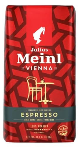 Julius Meinl Vienna Espresso,1000g ganze Bohne | 6er Pack