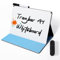 Portable AGM A4 Tableau Blanc Double Face, Tableau Blanc Effaçable à Sec, Facile à Nettoyer, Effaçable à Sec, Convient pour Le Bureau, l'étude, l'interaction Parent-enfant, 11.88 x 8.46 inch