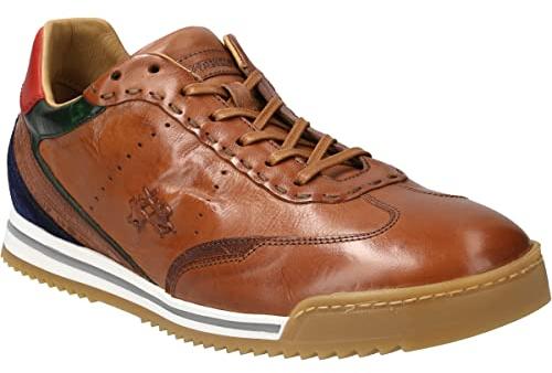 La Martina Sneaker LFM231.080.3410, Glattleder, Braun, Herren EU 45